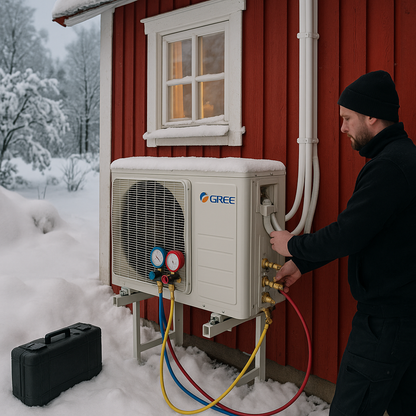 Installation Luftvärmepump