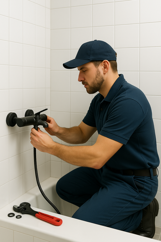 Standardinstallation av Duschblandare